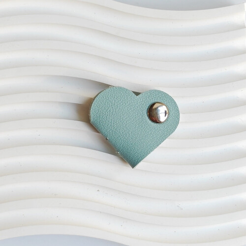 Heart Cord Organizer Set PU Leather 3-Piece