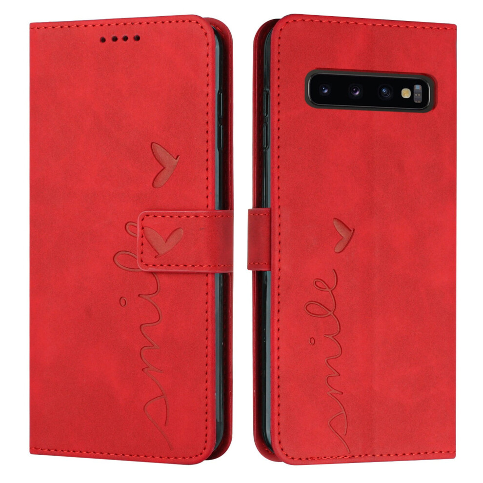 For Compatible With Samsung Galaxy S10 Plus Phone Case Leather Wallet Case With Card Holder Phone Cover For Compatible With Samsung Galaxy S10 Plus 9193271996095