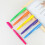 Highlighter Marker Fast-Dry Ergonomic Grip 6 Pcs 5