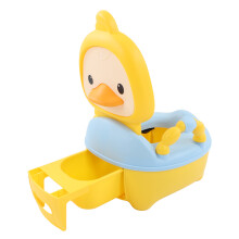Baby Potty Extra Large Thick Cartoon Duck Shape, Yellow & Blue