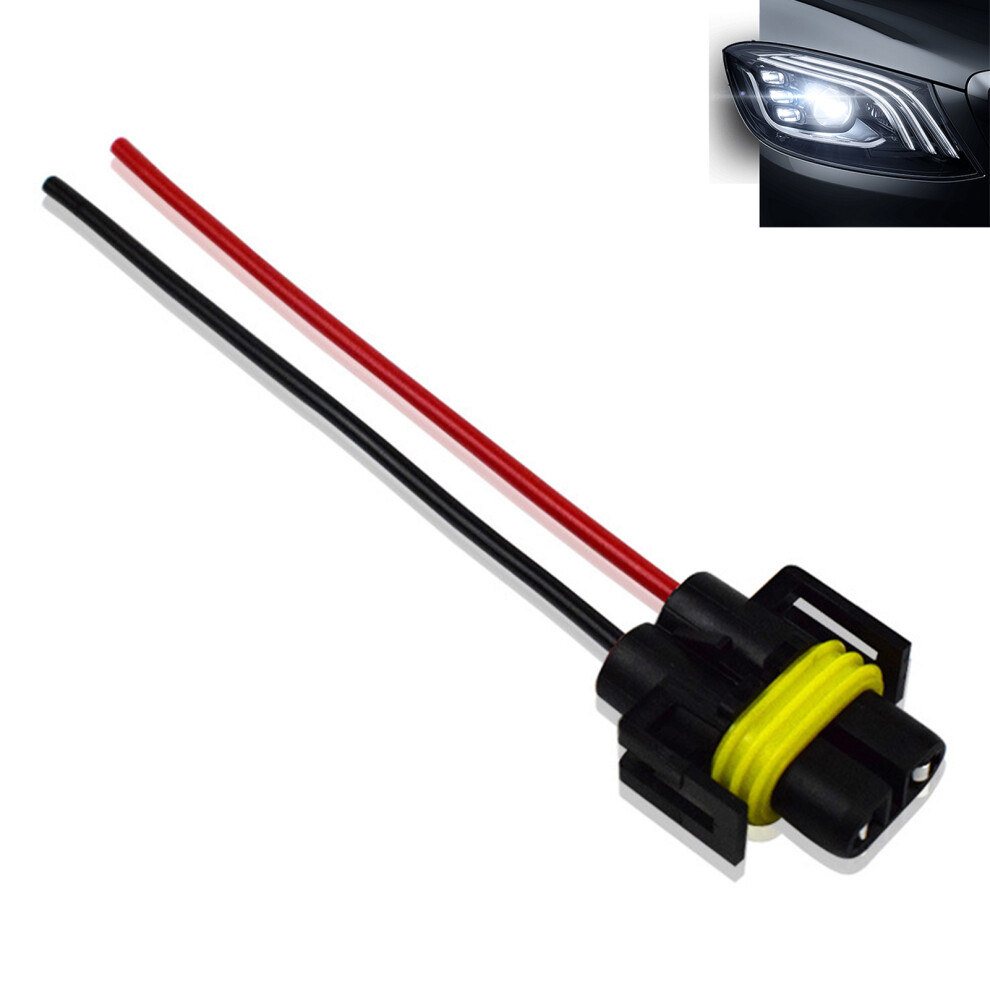 H8 H9 Fog Socket Adapter With Wire Light 6253032967948