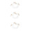 3Pièces Lunettes Hommes Design 6