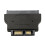 Μετατροπέας προσαρμογέα SATA 22Pin σε 13Pin Slimline SATA, βύσμα θηλυκό σε αρσενικό, μαύρο, νέο 2