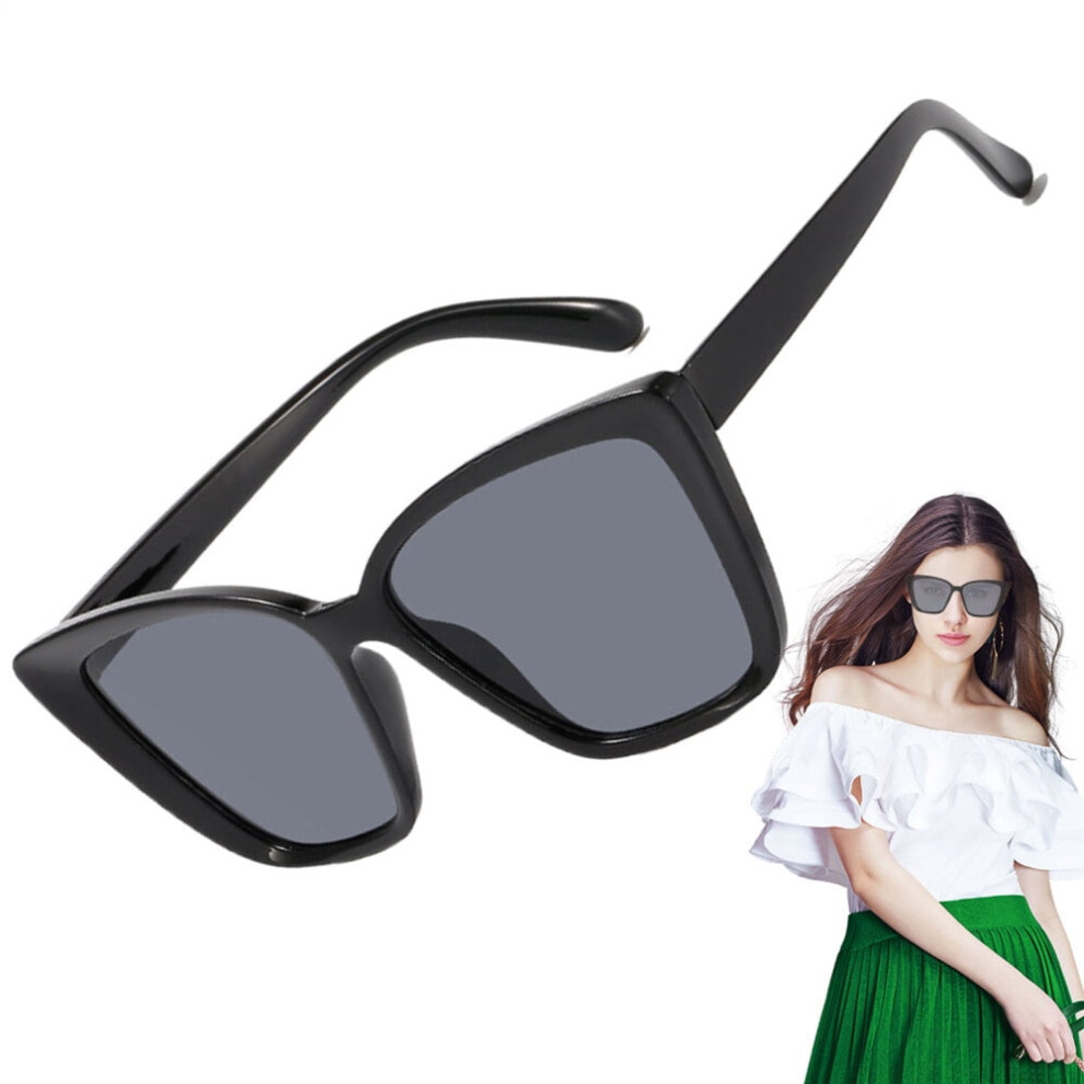 Square Sunglasses Chic Feline Design 1 Pair