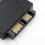 Μετατροπέας προσαρμογέα SATA 22Pin σε 13Pin Slimline SATA, βύσμα θηλυκό σε αρσενικό, μαύρο, νέο 8