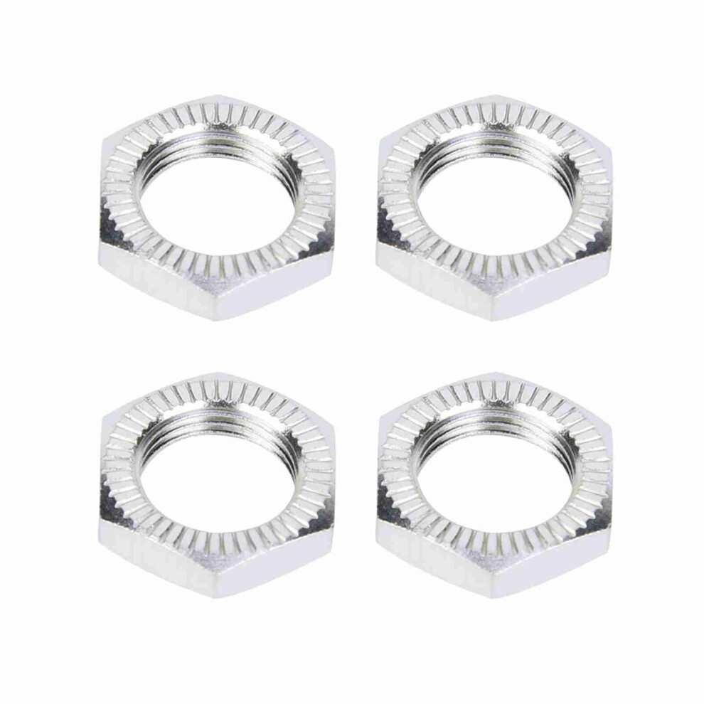 Aluminum Alloy 12Mm-Type Wheel Nuts, Aluminum Alloy Metric Fine Thread Wheel Nuts 17Mm Spanner Rc Car Wheel Nuts, For 1/8 Rc Car. 9132278033365