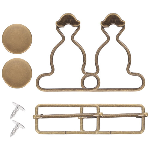 DIY1Σετ με κλιπ φόρμας αντικατάστασης, DIY φόρμες σαλοπέτας, κουμπώματα ζώνης, 1