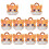 10Pcs Treat Boxes Snacks Cases Cat Design Candy Boxes Cardboard Box with Handle 1
