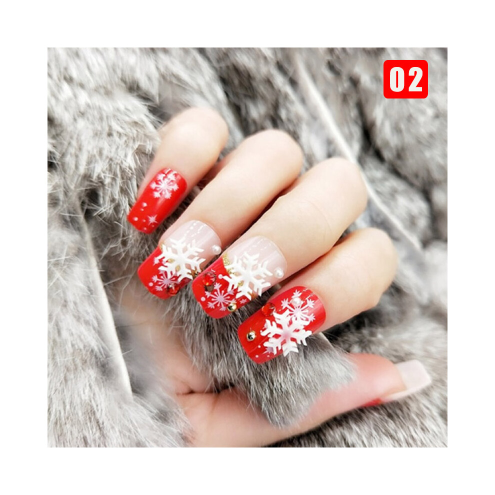 Dachuang Beauty (2) 24Pcs Asterism Fake Nails, Reusable For Manicure