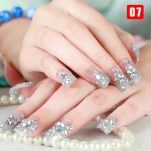 (7) 24pcs Asterism Fake Nails, Reusable for Manicure