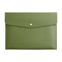 Waterproof Leather A4 Document Pouch with Hand Strap
