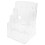 Brochure Rack Clear Acrylic 1Pack Sloping Shaped Document Stand 4