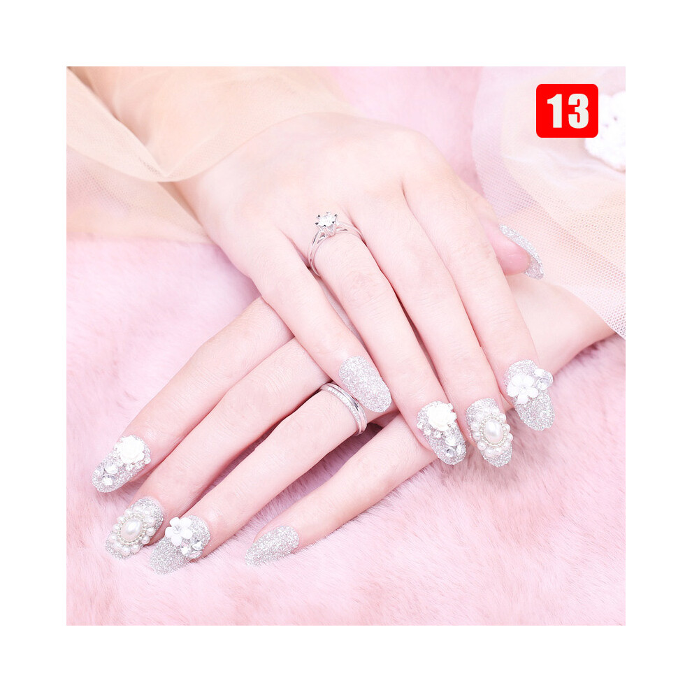 Dachuang Beauty (13) 24Pcs Asterism Fake Nails, Reusable For Manicure