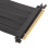PCIE 4.0 X16 Flexible GPU Extension Card Riser Cable 25cm Black 12
