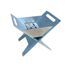 Titanium Alloy Portable Mini Alcohol Furnace Camping Incense Burner Wood Stove Multifunctional Aromatherapy Holder