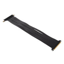 PCIE 4.0 X16 Extreme Flexible Riser Cable 25cm 9.84in Black