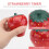Strawberry-shaped digital kitchen timer red 3