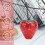 Strawberry-shaped digital kitchen timer red 6