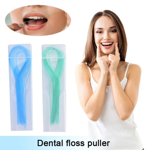 Dental Floss Threaders for Implants and Braces 100 pcs 2