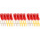 12Pcs Red Fire Extinguisher Holder Wall Mount with Strong Hooks 6
