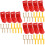 12Pcs Red Fire Extinguisher Holder Wall Mount with Strong Hooks 7