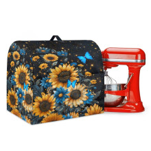 Waterproof Washable Kitchen Stand Mixer Dust Cover Compatible with 4.5-5 Qt Mixers – Sunflower Butterfly Shine