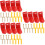 12Pcs Red Fire Extinguisher Holder Wall Mount with Strong Hooks 8