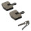 Bicycle Disc Brake Pads Organic 26x20mm 2 Pair 4