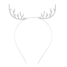 Elegant Holiday Hairpiece For Women And Teens Christmas Celebration Metal Headbands Comfortable Wear