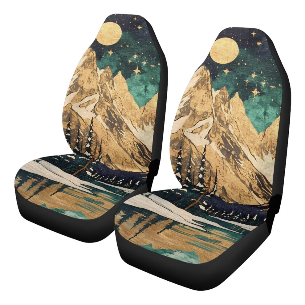 Car Seat Covers Breathable 2Pcs Front For Suvs Trucks Coral 9085618942790