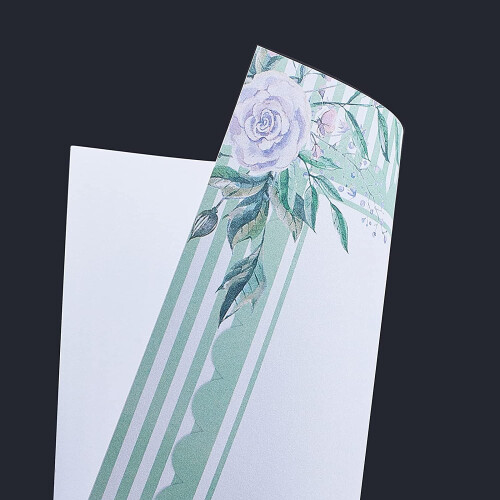 Blommönsterkartongpapper 24 ark 6x6 2