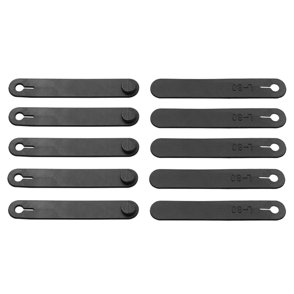 Reusable Cable Ties, Adjustable Rubber Cord Organizers Cord Management For Motorcycle Line Headphone Data Cable 9341593643603