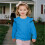 Navy Blue Ruffle Sweatshirt Long Sleeve 1-2T 4