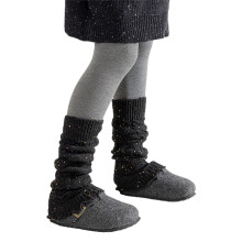 Girls Sparkly Leg Warmer Brilliant Pattern Stackable Socks Comfortable Stretchy Designing for School Party Daily Use