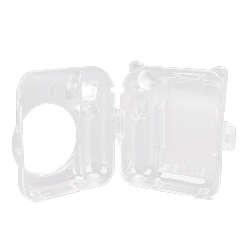 Crystal Clear Camera Case With Strap & Photo Frame For Instax Mini 12, 13X12x6cm Blue 9381387606865