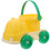 4Pcs Ergonomic Yellow Soft Rubber Sand Digging Toy Buckets 3