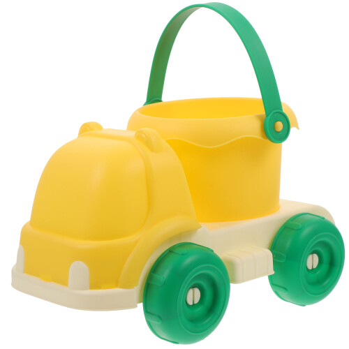 4Pcs Ergonomic Yellow Soft Rubber Sand Digging Toy Buckets 2