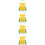 4Pcs Ergonomic Yellow Soft Rubber Sand Digging Toy Buckets 9