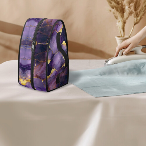 Portable Iron Organizer Marble Pattern Pattern Travel Steam Iron Case Protective Iron Accessories, Case Only 2