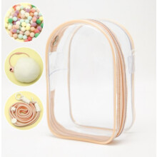 (Pink, Ball ring rope) Clear Doll Storage Bag - Scratch Protection