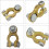 Car Battery Terminal Connector Clamp 1 Pair 5