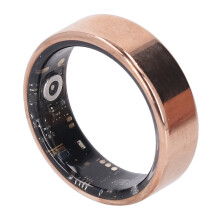 Bague intelligente dorée 20mAh Taille US 12 Acier inoxydable