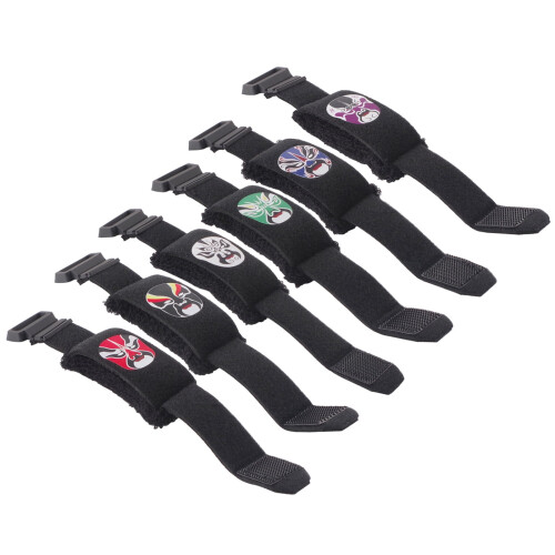 FEAMOS Gitarrsträngdämpare Universal Gitarr Greppbräda Dämpning Wrap Gitarr Bassträngdämpare Brusreducerare Dämpare 2