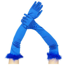 Women's satin arm warmers elbow length