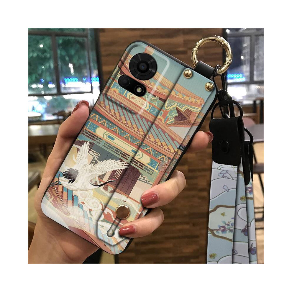 Silicone Phone Case Compatible With Tcl 50Le/T510spp Â Anti-Knock, Kickstand, Wristband, Ring Holder, Dust-Resistant 9159796996798