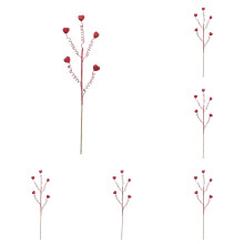 Valentine's Day Berry Floral Picks 6 pcs