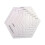 FRCOLOR Patchwork Ruler Hexagon Quilting Ruler Patchwork Acrylic Template Sewing Accessories 4