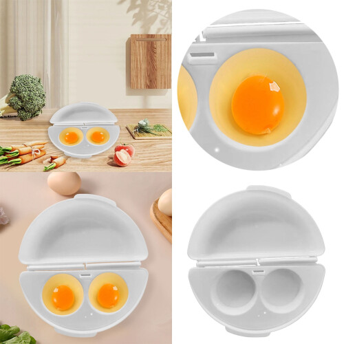 Microwave Egg Cooker & Omelet Maker – Nonstick, Foldable, Compatible with All Microwaves
