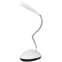 BESTONZON White Foldable LED Desk Lamp Battery Powered for Student Reading Use