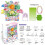Coffret d'aquarelle pour enfants « Petit fleuriste » (62 pièces) 3